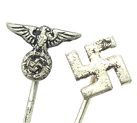 Two NSDAP Supporter Stickpins