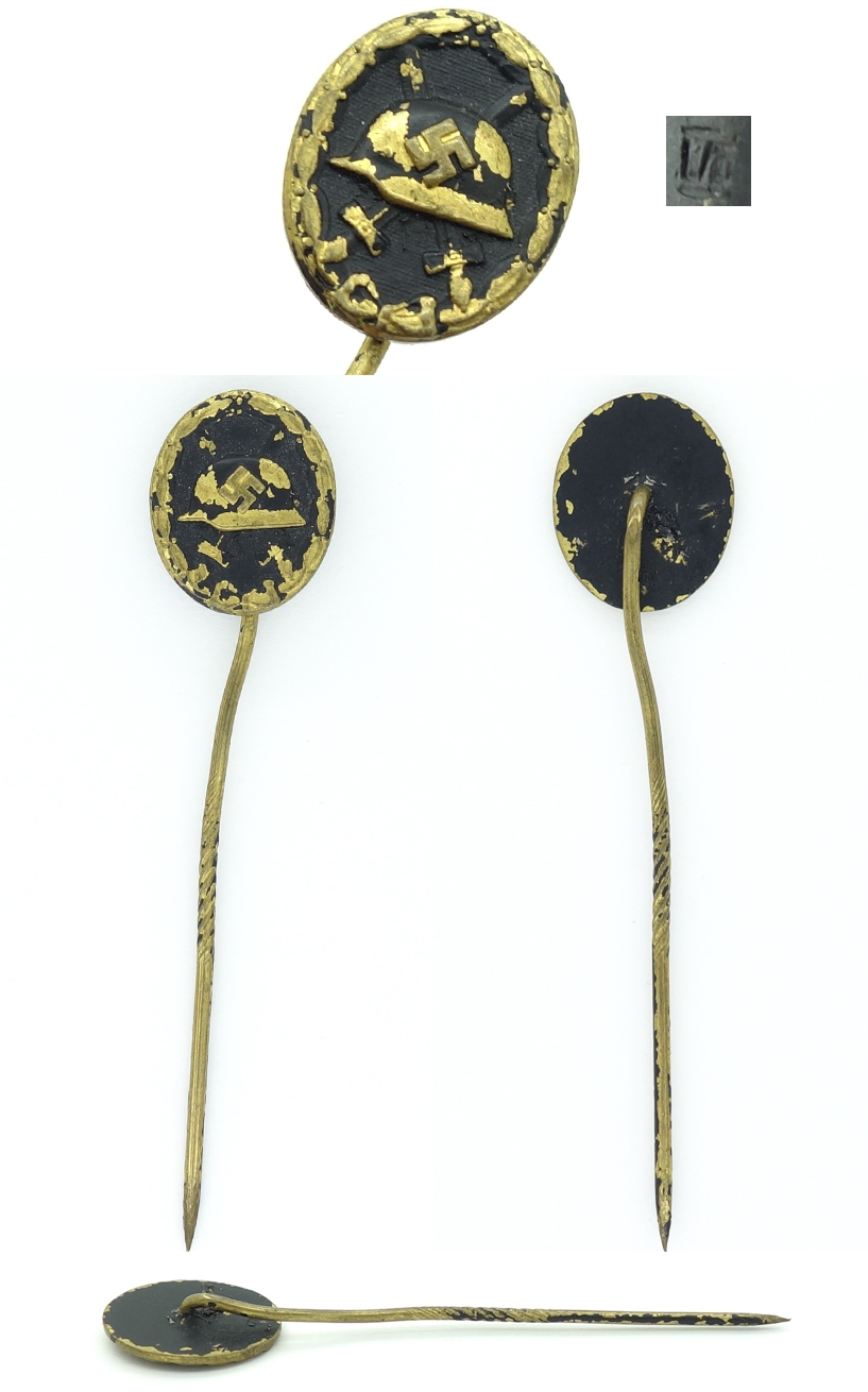 Stickpin - Black Wound Badge by L/15