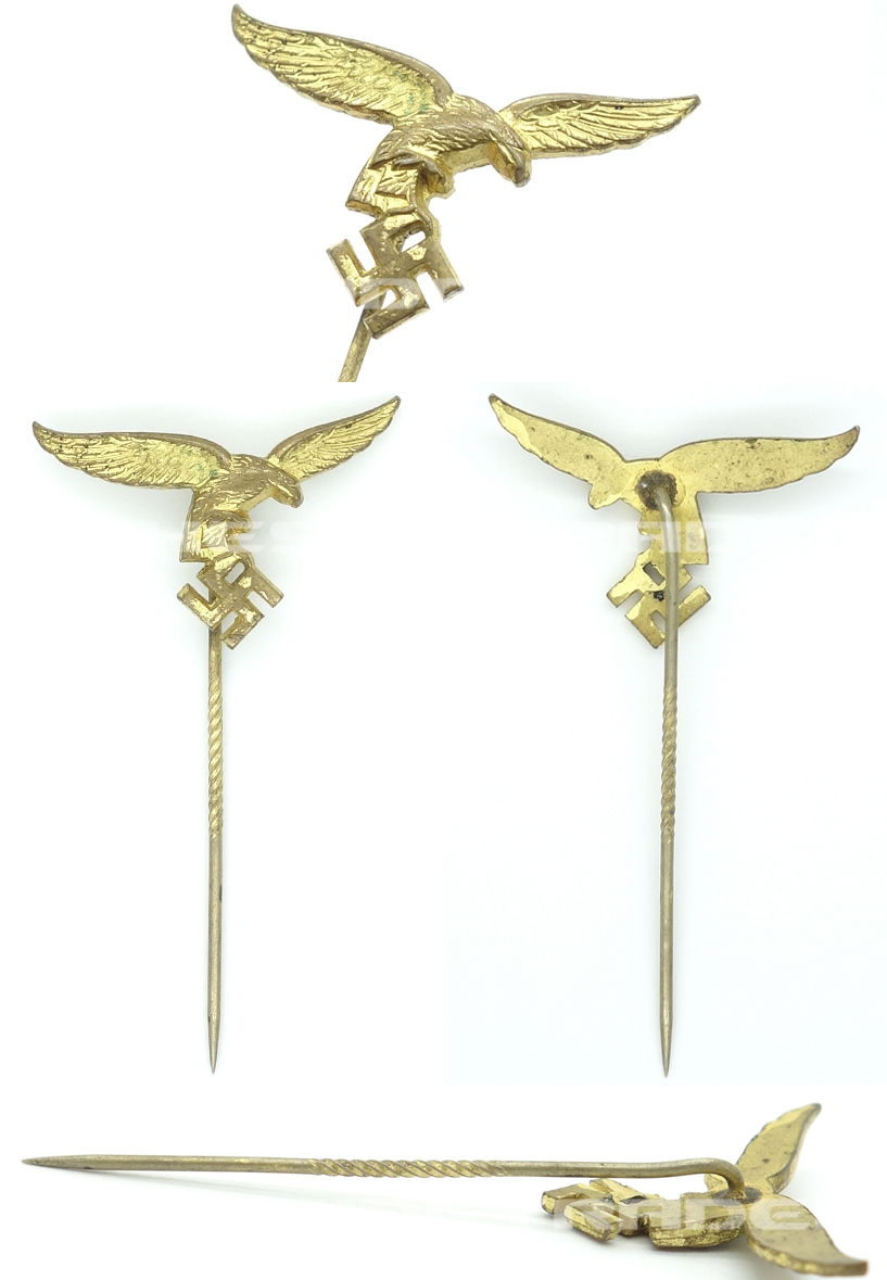 Early Luftwaffe Membership Stickpin in Gold