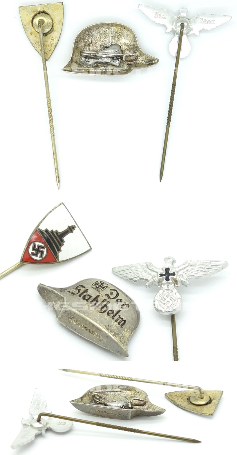 Three Veterans Membership Pins