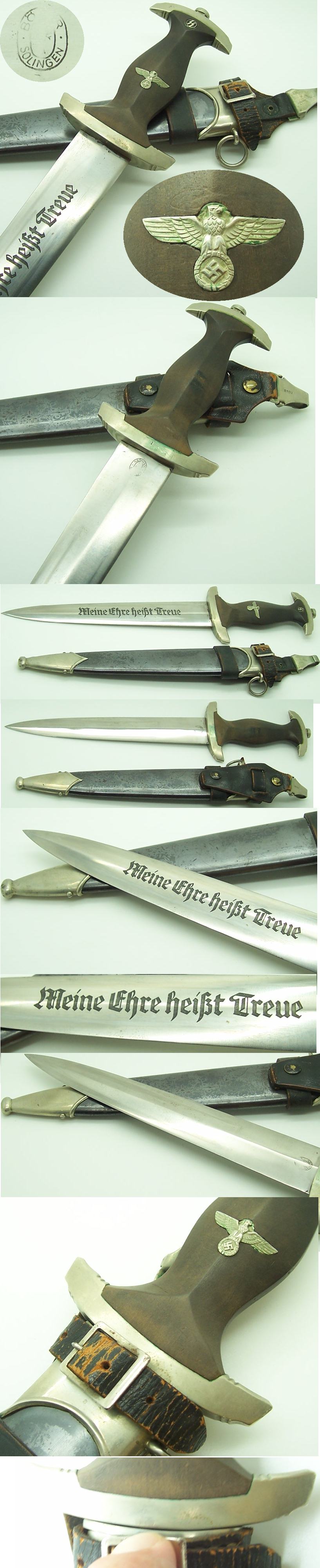 SS Ground Röhm Dagger by Böker