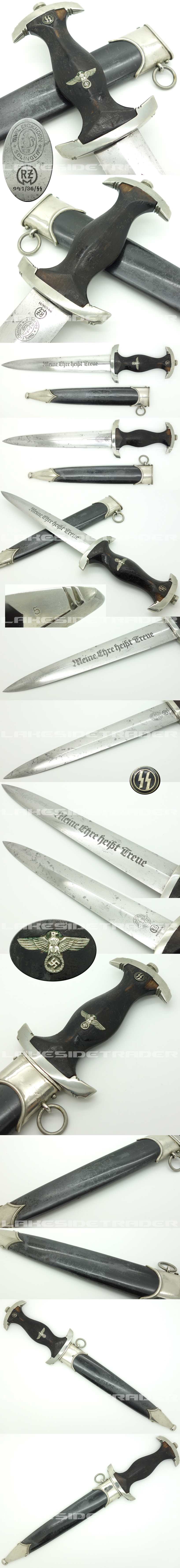 Early SS Dagger by Carl Eickhorn