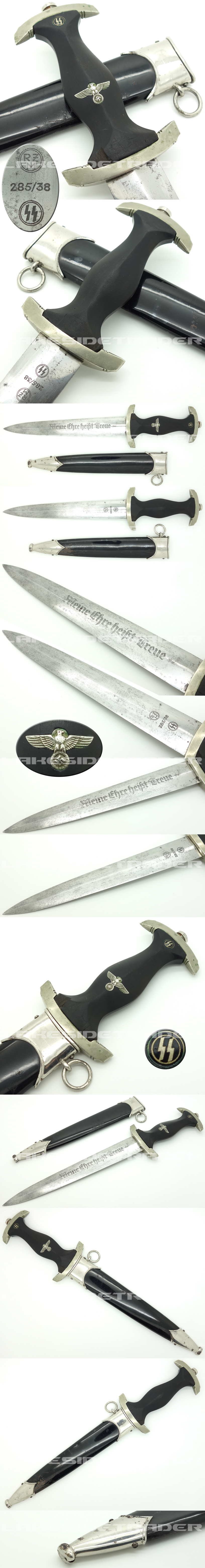 Rare - SS Dagger by RZM 285/38 1938