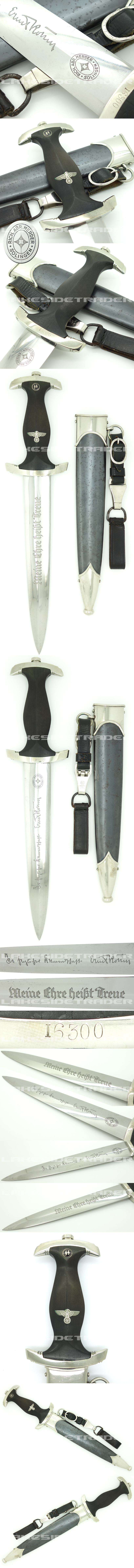 Numbered - SS Full Röhm Honor Dagger by Herder