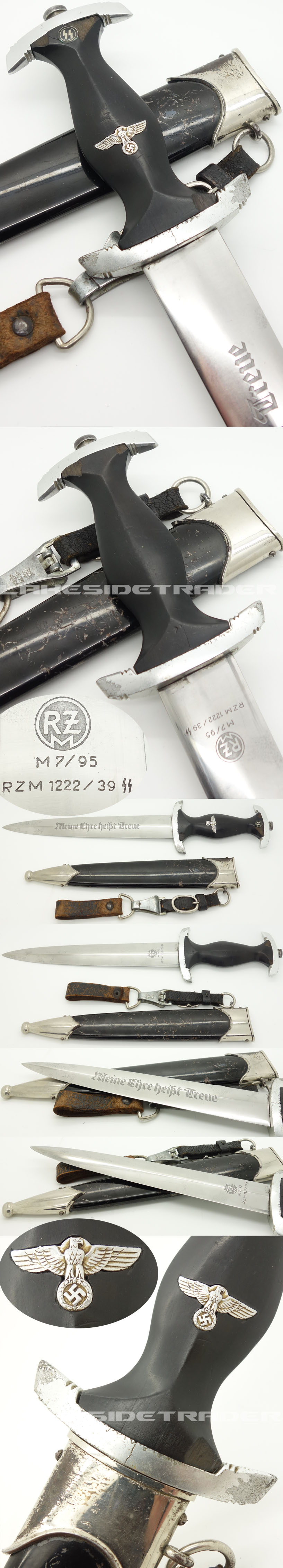 Rare - SS Dagger by 7/95 - RZM 1222/39 SS