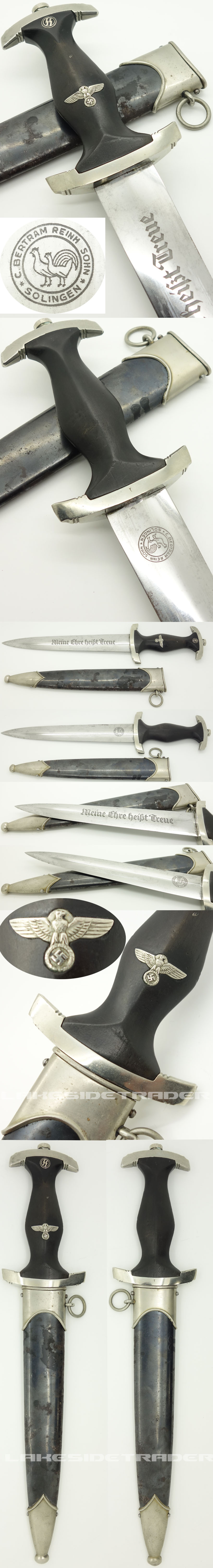 Early SS Dagger by C. Bertram Reinh. Sohn