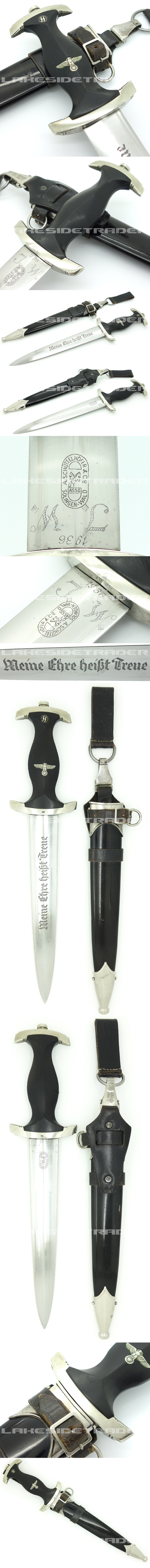 Rare & Personalized SS Dagger by Asso