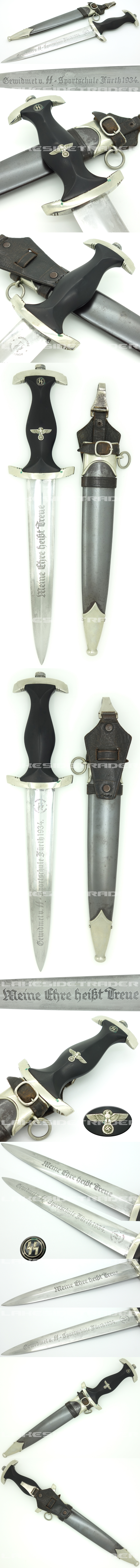 SS Fürth Sports School Dagger by Rbt. Klaas