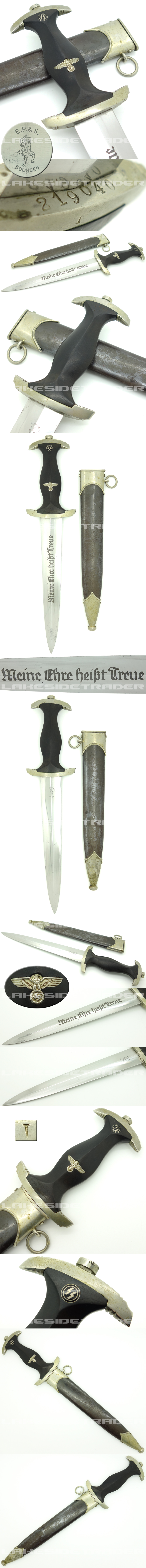 Numbered - Early SS Dagger by E.P.&S.