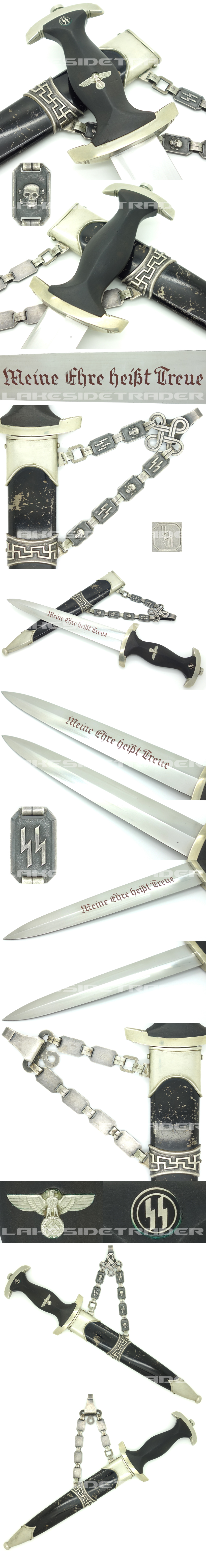 Type II - Chained M36 SS Officers Dagger