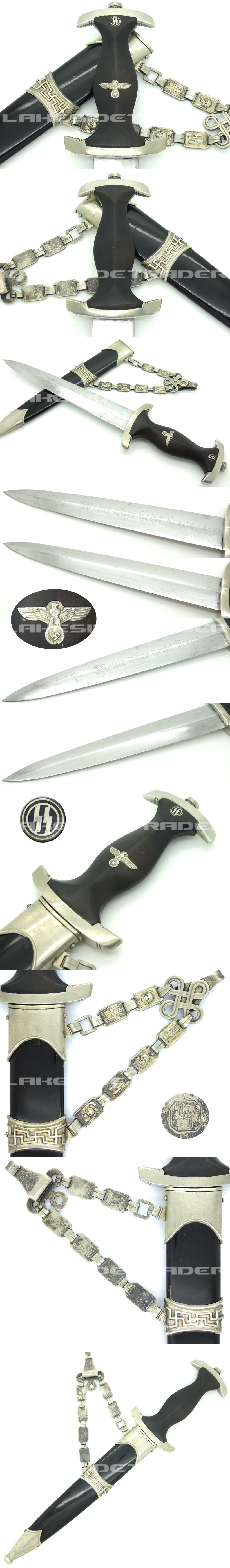 Type II - Chained M36 SS Officers Dagger