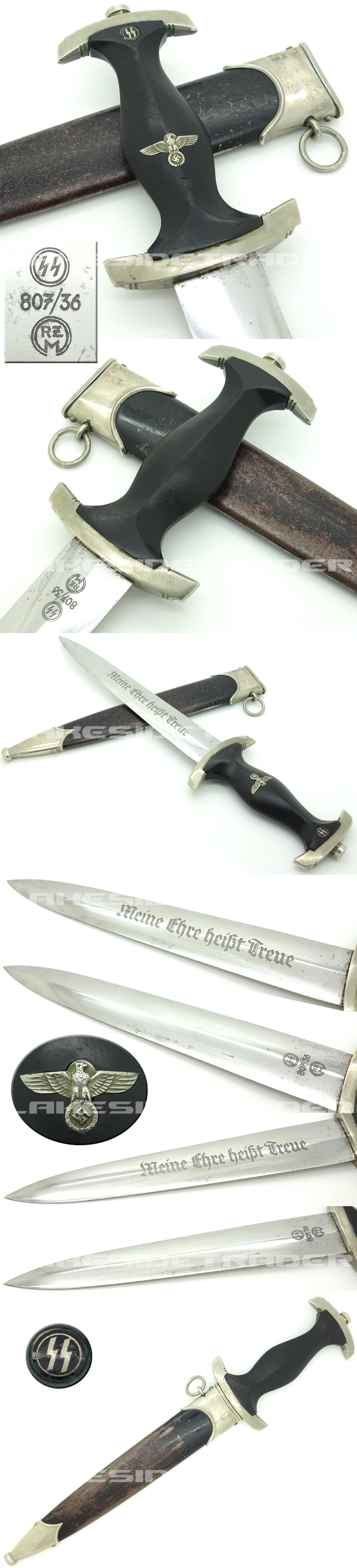 THE Textbook Example - SS Dagger by SS 807/36 RZM