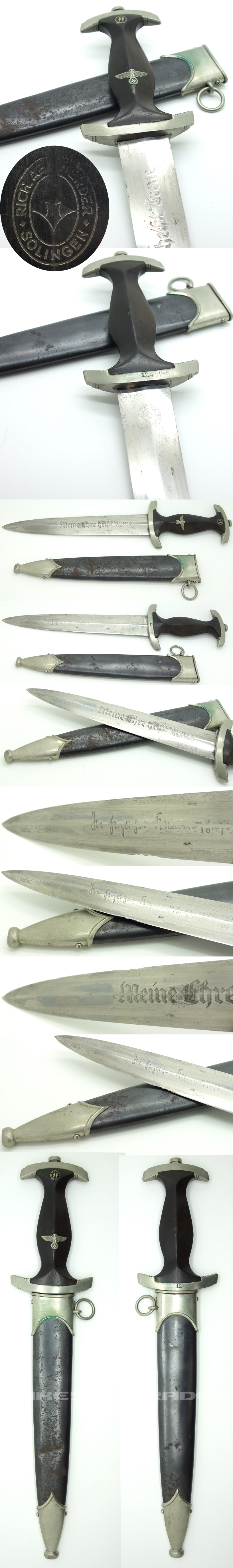 SS Partial Röhm Honor Dagger by Herder