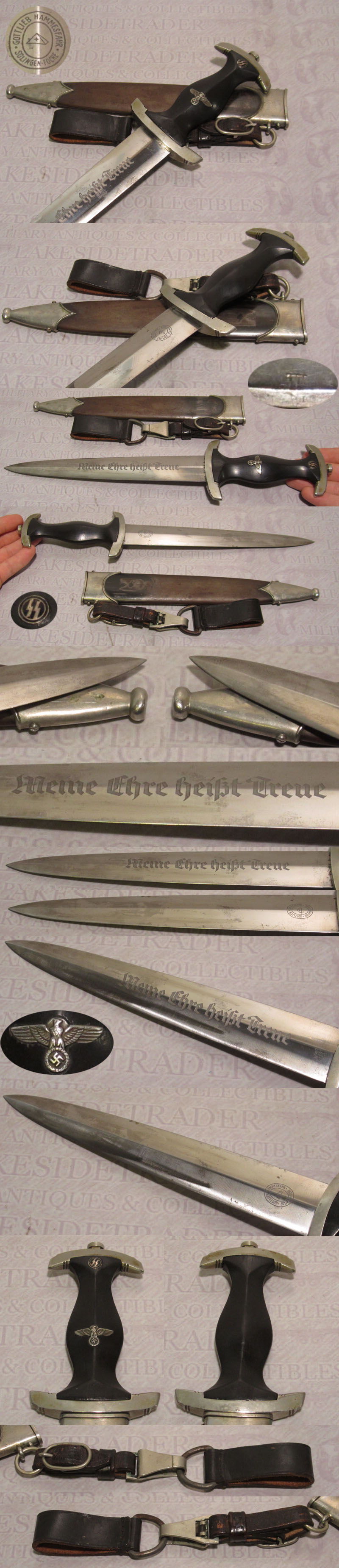 Early Gottlieb Hammesfahr SS Dagger 