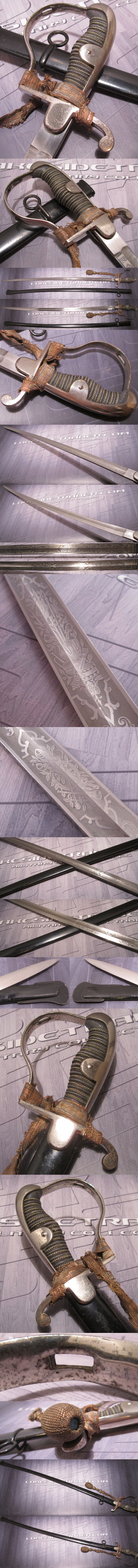 Bavaria - Etched Army NCO Sword