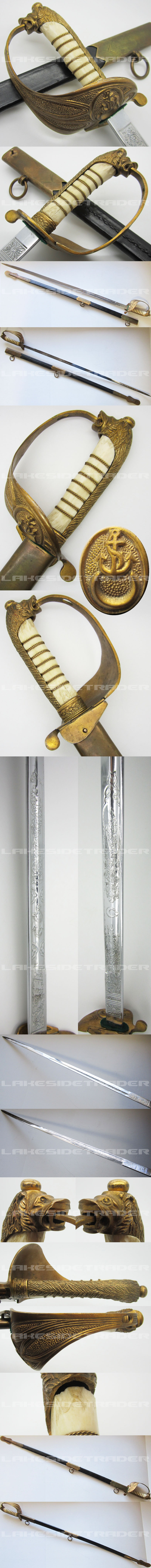 Turkish WWII Navy Sword