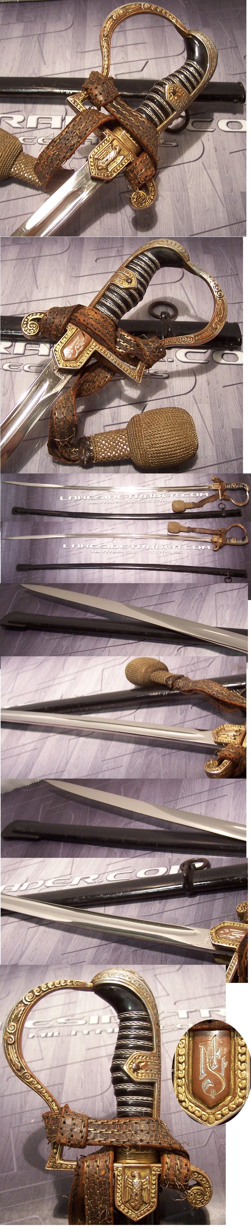 Eickhorn Flat-bow Derfflinger Personalized Field Marshal Sword
