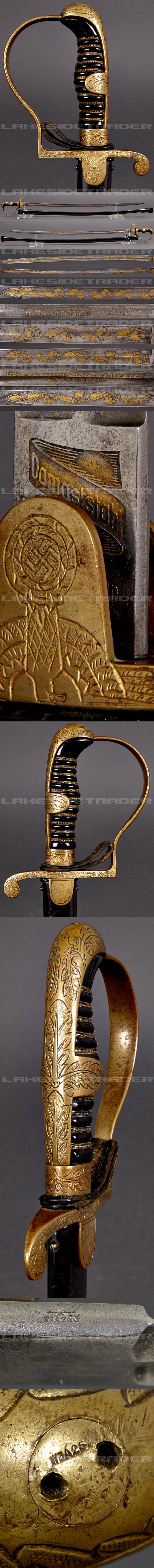 Leutnant Hans Fett - an honour sword of the OKH for rifle shooting 1938 