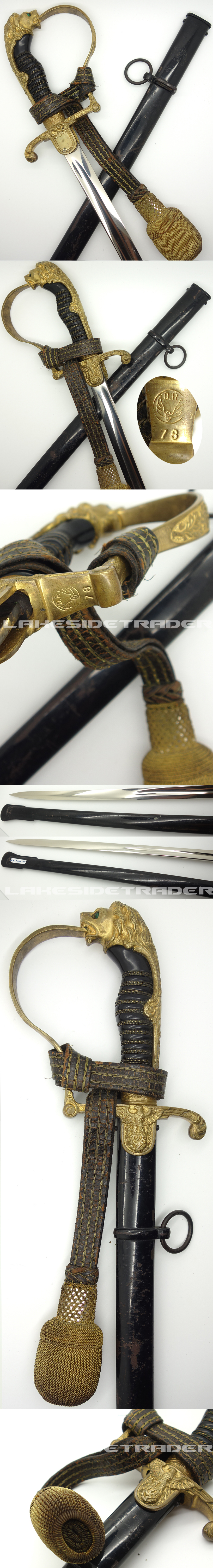 Railway Official Sword by WKC