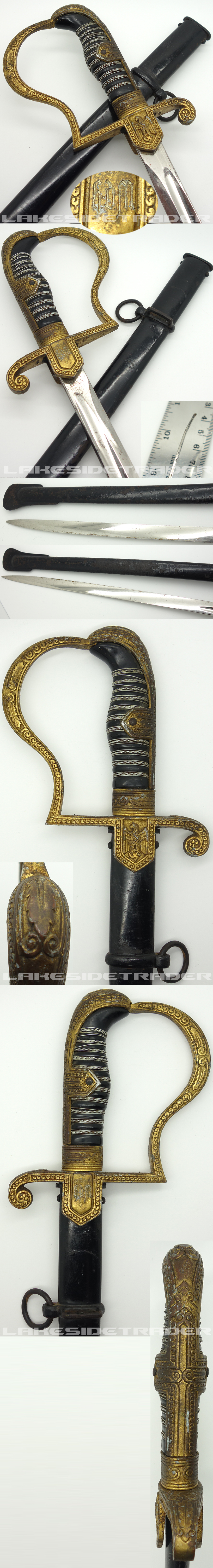 Eickhorn Flat-bow Derfflinger Personalized Field Marshal Sword