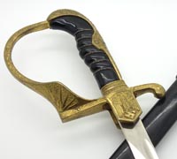Rare Klaas Art deco "web" pattern Army sword