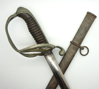 Personalized M1882 French Infantry Officers Sword 