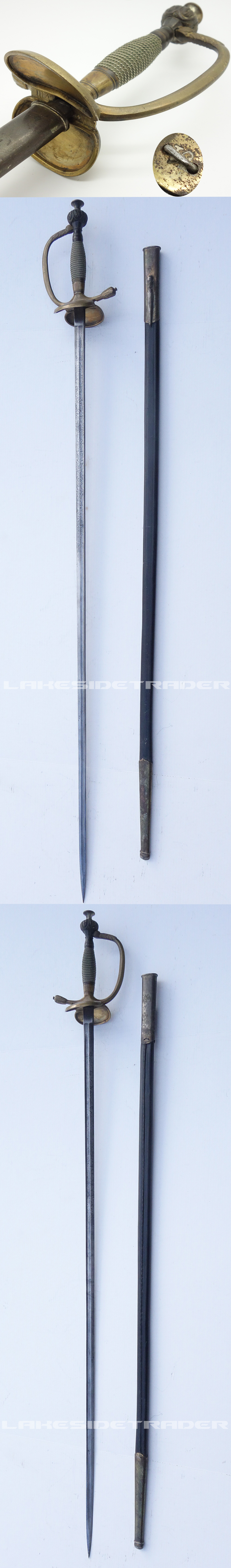 Prussian Civil Service Officer's Dress Sword by C&J