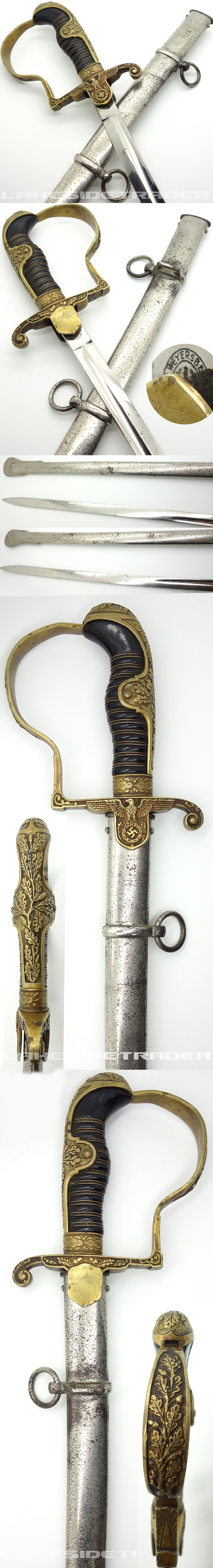 Paul Weyersberg Dove Head Army Sword