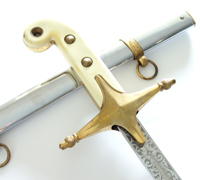 Named - US Marine Corps Officer’s Mameluke Sword - H-H