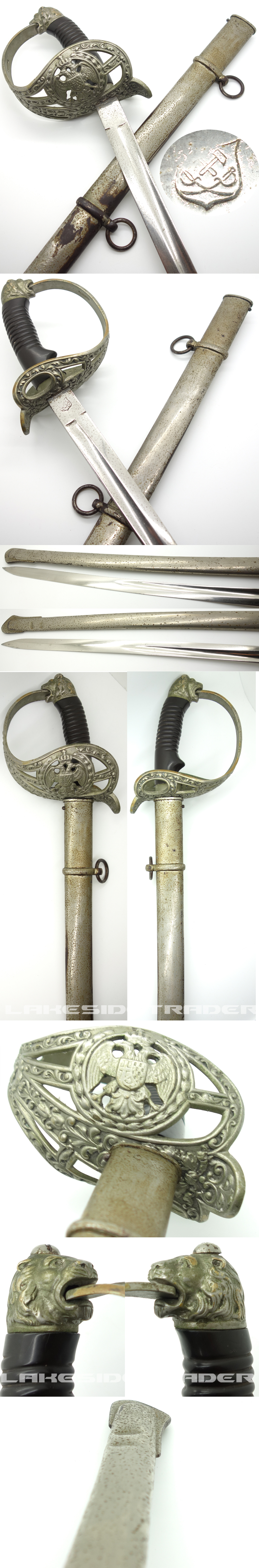 Yugoslavian Army Sword by L. Zeitler