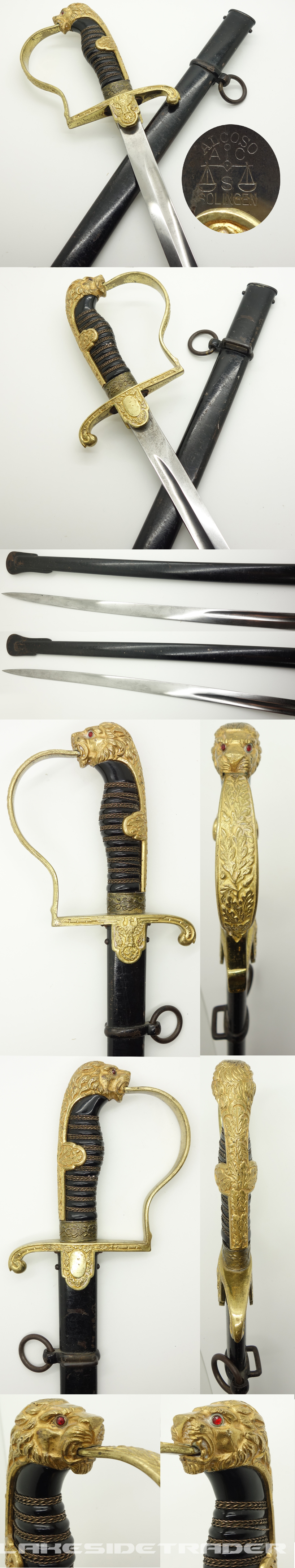 Alcoso Army Lion-head Sword Model 119