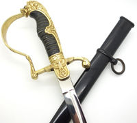 Lion-head Army Sword by Clemen & Jung
