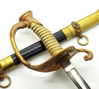 Named - USN Model 1852 Officer’s Dress Sword