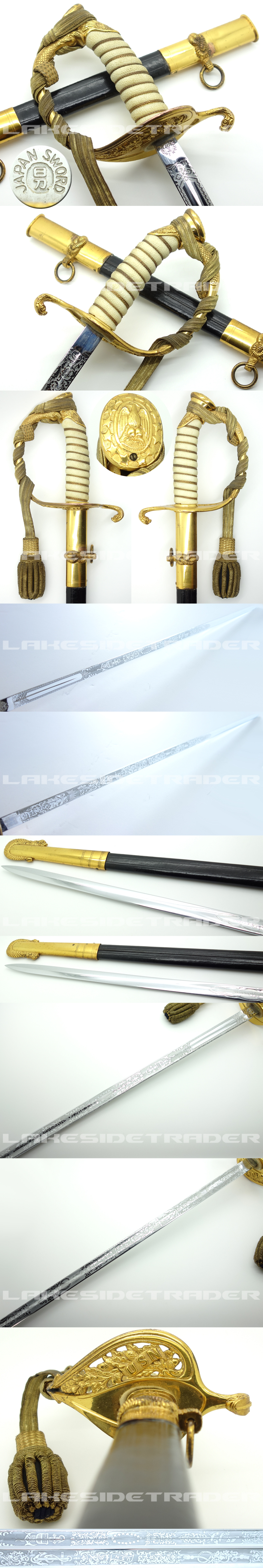 USN Model 1852 Officer’s Dress Sword by Japan Sword Co.