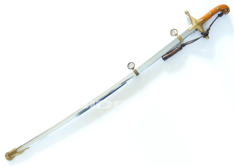 Named - US Marine Corps Officer’s Mameluke Sword by NS Meyer