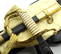 Named - USN Officer’s Dress Sword Bag and Case