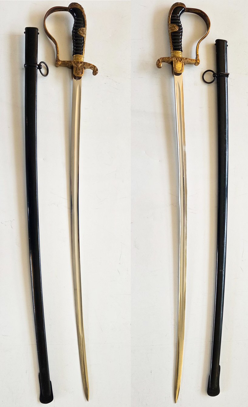 Dove Head Army Sword by WKC 