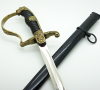 Leopard Head Army Sword by Herder