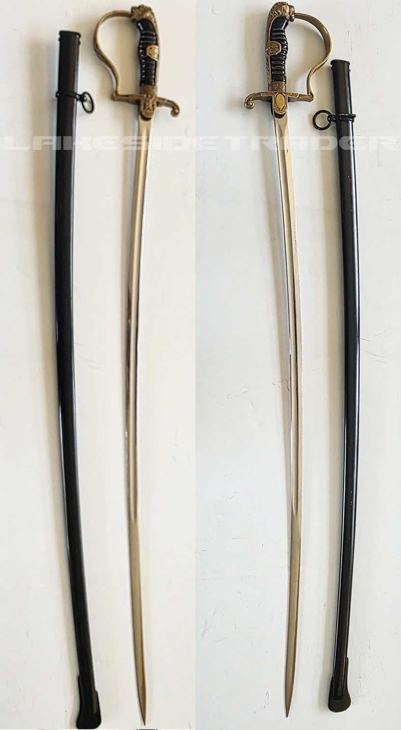 Leopard Head Army Sword by Herder
