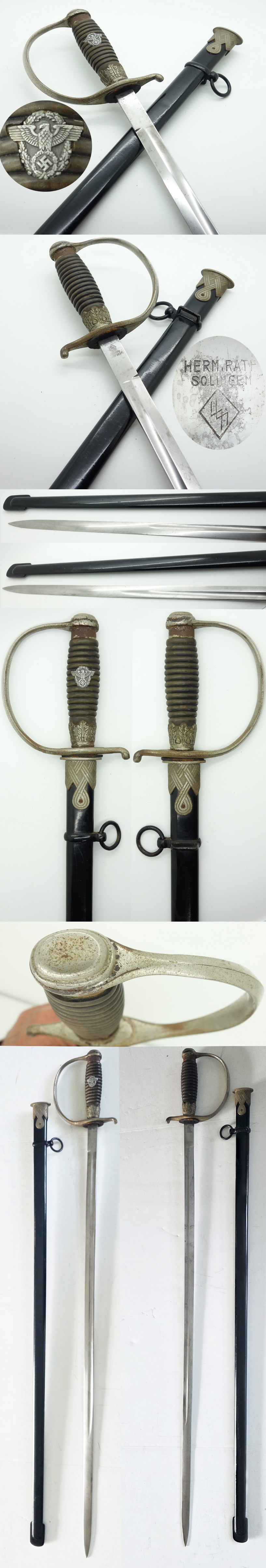 Police NCO Degen by Herman Rath