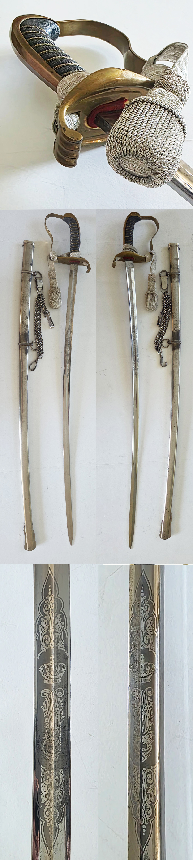 Imperial Bavarian Etched Infantry Sword