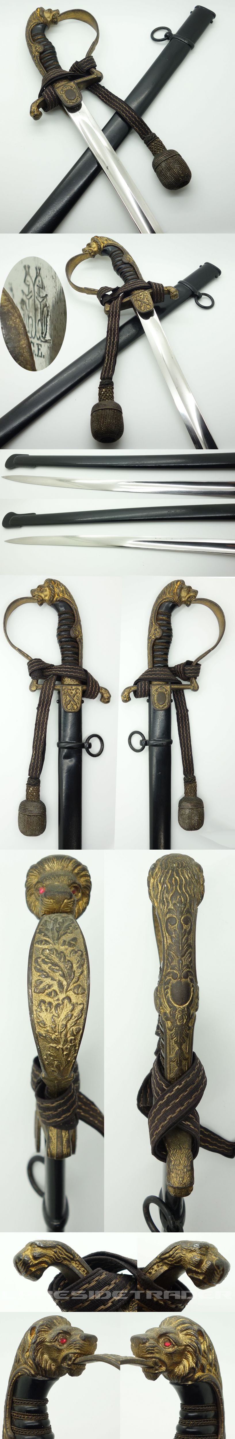 Imperial Artillery Officer Sword by Eickhorn