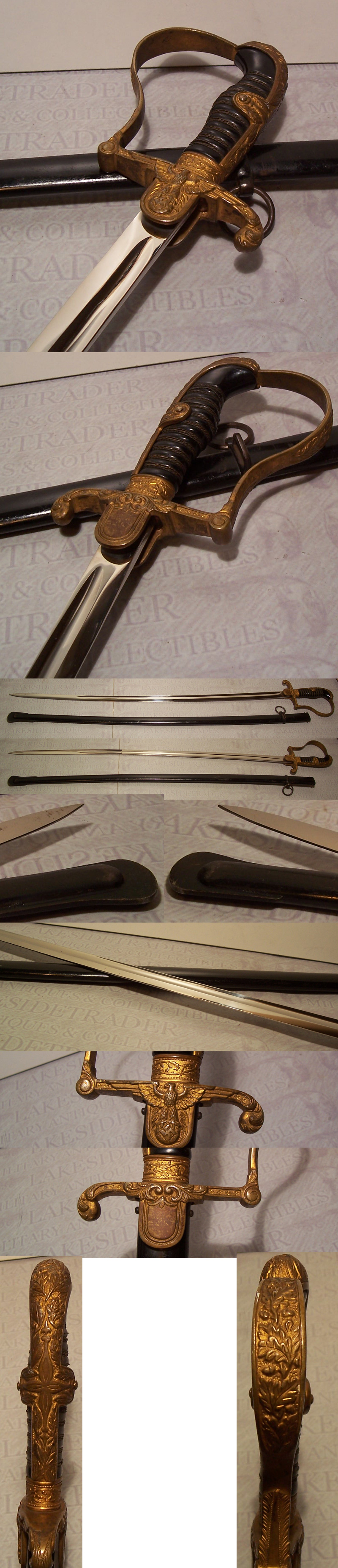WKC NCO Dove Head Army Sword WKC NCO Dove Head Army Sword