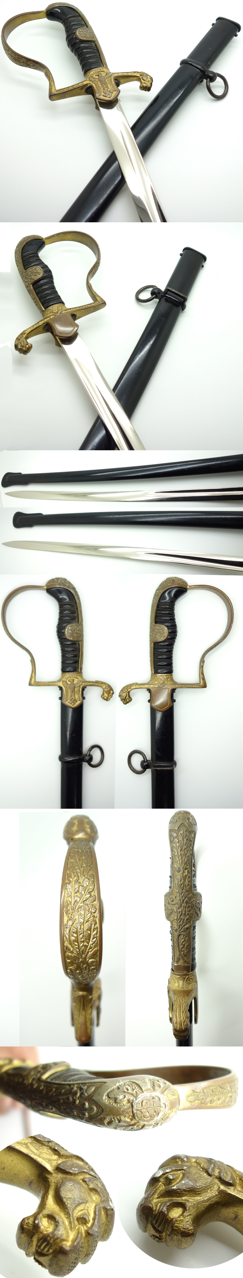 WMW Dove Head Army Sword