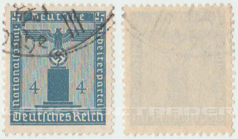 4 Pfenning Deutsches Reich Cancelled Stamp 1938