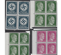 4 Blocks of Stamps