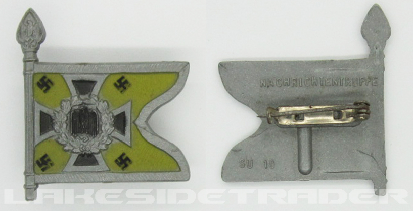 Communication Troops Swallowtail Standarte Flag Tinnie