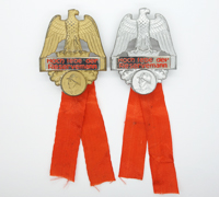 Gold and Silver Reserveman Pins