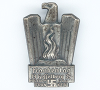 NSDAP Gau Franken Day Badge 1935