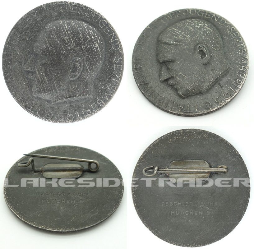 HJ “Italienfahrt der Hitlerjugend” Participants Badge 1936